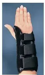 Premier – Wrist Brace Aluminum / Foam / Nylon / Plastic / Polyester Right Hand Black Large – 08144384