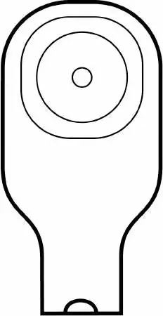 Premier Flextend – Colostomy Pouch One-Piece System 9 Inch Length Drainable Flat, Pre-Cut – 8642