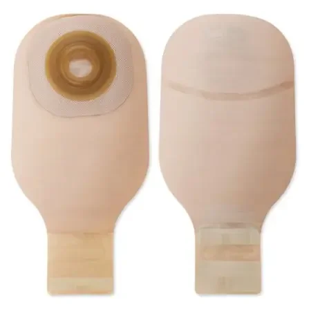 Premier Flextend – Ostomy Pouch One-Piece System 12 Inch Length 1 Inch Stoma Drainable Soft Convex, Pre-Cut – 8662