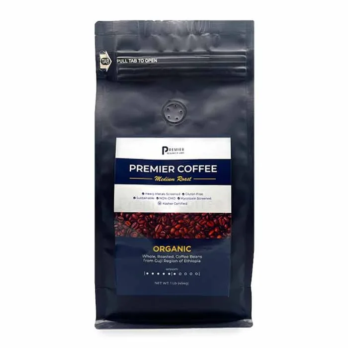 Premier Research Labs Premier Coffee Organic Whole Beans