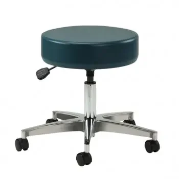Premier Series – Exam Stool Backless Pneumatic Height Adjustment 5 Casters Gunmetal Gray – 2155-3GM