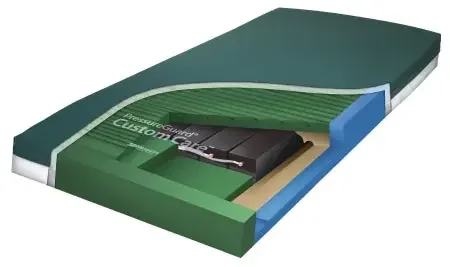 PressureGuard Custom Care – Bed Mattress Non-Powered Pressure Redistribution Type 36 X 80 X 7 Inch – NP803629