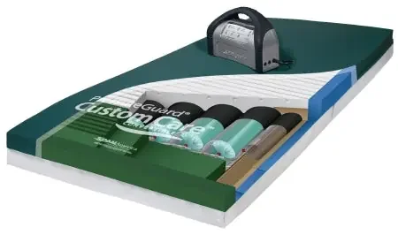 PressureGuard Custom Care Convertible – Bed Mattress Non-Powered Pressure Redistribution Type 36 X 84 X 7 Inch – CJ843629