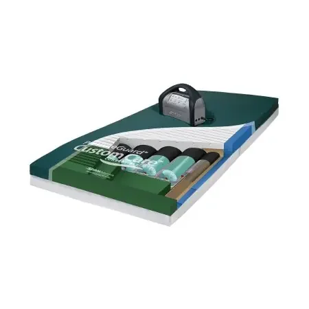 PressureGuard Custom Care Convertible – Bed Mattress Non-Powered Pressure Redistribution Type 36 X 80 X 7 Inch – CJ803629