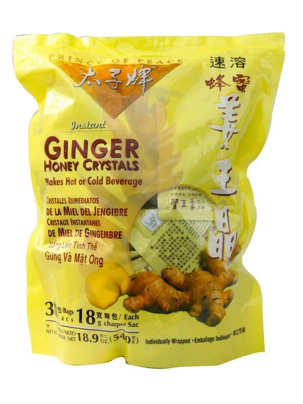 Prince of Peace, Ginger Honey Crystal Packets, 30 ct
