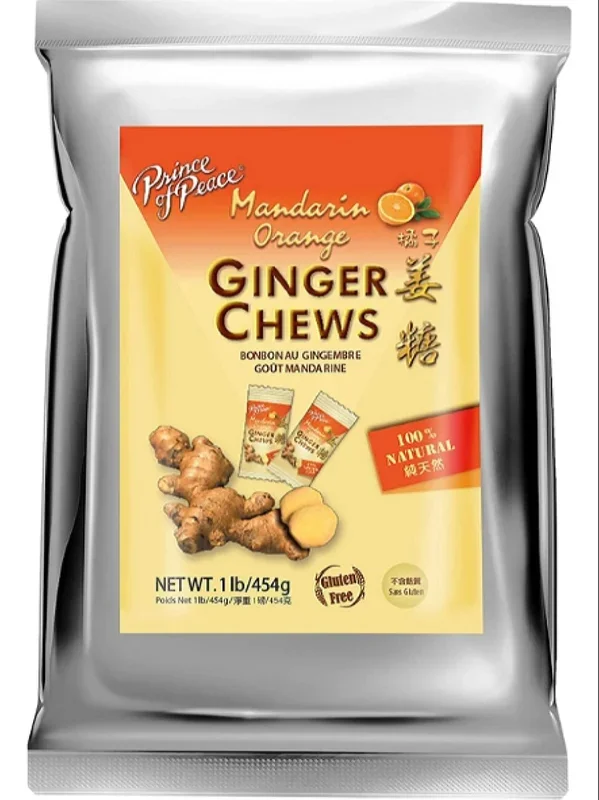 Prince of Peace, Mandarin Orange Ginger Chews, 1 lb