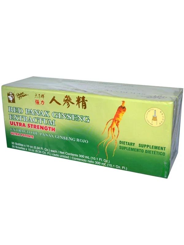Prince of Peace, Red Panax Ginseng Extractum, 30 vials