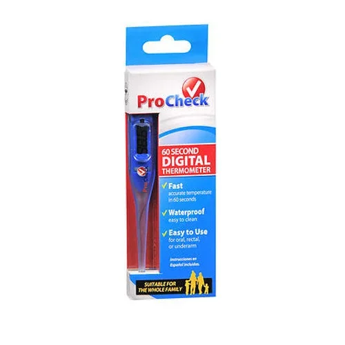Pro Check, 60 Second Digital Thermometer, 1 each