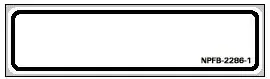 Pro-File – Blank Label Chart Tab White Paper 1-3/8 X 5-3/8 Inch – NPFB-2286-1