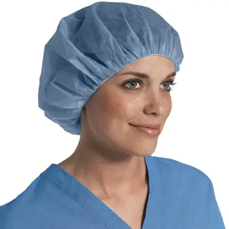 Pro Series – Bouffant Cap One Size Fits Most Blue Elastic Closure – NON30223BZ