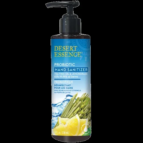Probiotic Hand Sanitizer Lemongr 8 fl oz Desert Essence D38514