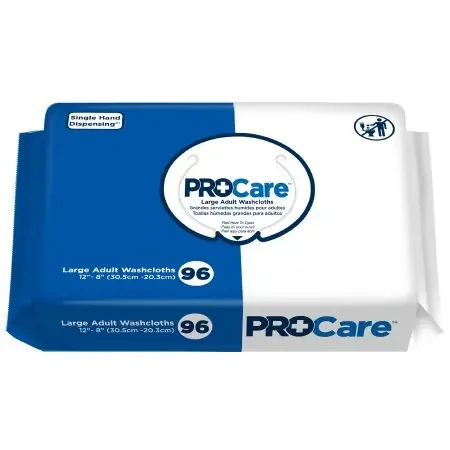 ProCare – Personal Wipe Soft Pack Aloe / Vitamin E Scented 96 Count – CRW-096