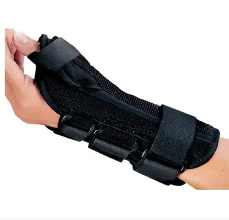 ProCare ComfortFORM – Wrist Brace with Abducted Thumb Aluminum / Foam / Spandex / Plastic Left Hand Black Large – 79-87317