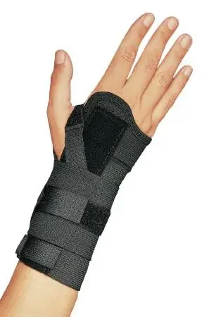 ProCare Universal CTS – Wrist Brace Aluminum / Elastic Left or Right Hand Black X-Large – 79-97018