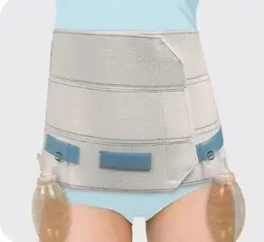 Prody – Abdominal Binder Hook and Loop Closure Up to 45 Inch Hip Circumference 9 Inch Height Adult – 08148226