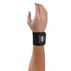 ProFlex 400 Universal – Wrist Support Wraparound / Wristlet Elastic Left or Right Wrist Black One Size Fits Most – 72102