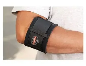 ProFlex 500 – Elbow Support Medium (10 to 11 Inch) Strap with Hook and Loop Closure Tennis Elbow Elbow 10 to 11 Inch Black – 16003