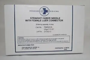 Progressive Medical – Huber Needle 20 Gauge 3-1/2 Inch – PMIS2035