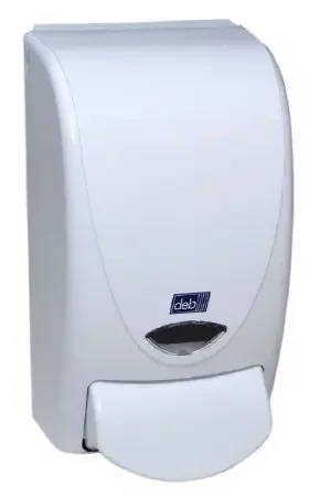ProLine Curve – Hand Hygiene Dispenser White Plastic Manual Push 1 Liter Wall Mount – WHB1LDS