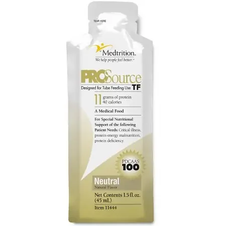 ProSource TF – Tube Feeding Formula 45 mL Pouch Ready to Hang Unflavored Adult – 11444
