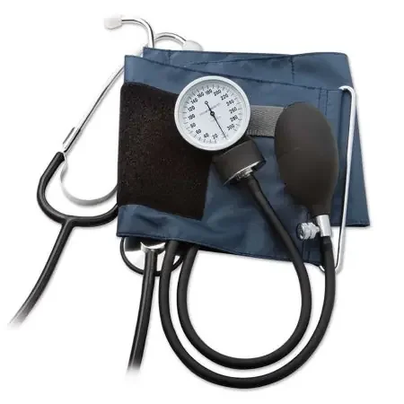 Prosphyg – Aneroid Sphygmomanometer Combo Kit Pocket Style Hand Held Size 11 Nylon Cuff 22 Inch Stethoscope Tube Diaphragm Only Stethoscope – 790-11AN