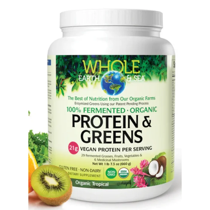Prot & Greens powder Org Trop