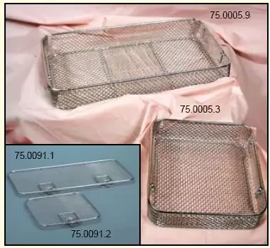 ProTech – Instrument Basket Perforated Wire Basket Stainless Steel 2-3/4 X 9-7/8 X 18-7/8 Inch – 75.0194.4