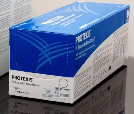 Protexis Latex – Surgical Glove Size 5.5 Sterile Pair Latex Extended Cuff Length Smooth Light Brown Not Chemo Approved – 2D72NS55X
