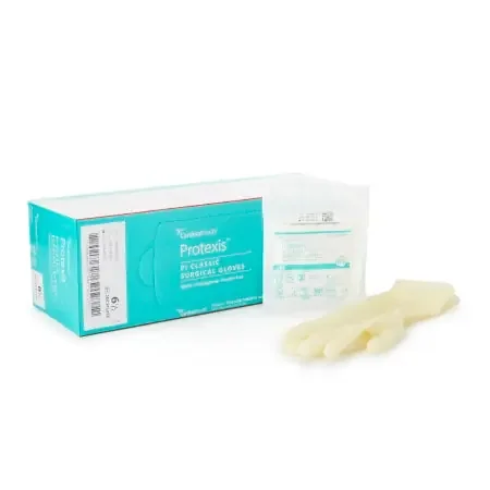 Protexis PI Classic – Surgical Glove Size 6.5 Sterile Pair Polyisoprene Extended Cuff Length Smooth Ivory Not Chemo Approved – 2D72PL65X