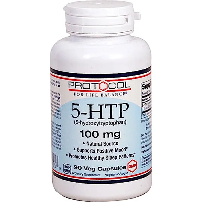 Protocol For Life Balance, 5-HTP 100mg, 90 Veg Capsules