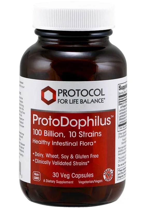 Protocol for Life Balance ProtoDophilus 100 Billion, 10 Strains