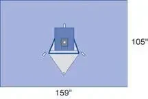 Proxima – Orthopedic Drape Beach Chair Shoulder Drape 159 W X 105 L Inch Sterile – DYNJP8412