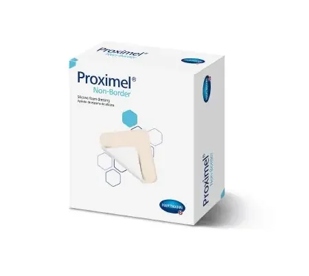 Proximel Non-Border – Silicone Foam Dressing 6 X 6 Inch Square Silicone Adhesive Without Border Sterile – 15713103