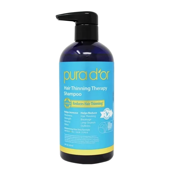 Pura d’Or, Hair Thinning Therapy Shampoo, 16 Oz