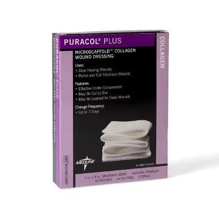 Puracol Plus – Collagen Dressing Without Border Collagen 1 X 8 Inch 10 Count – MSC861X8EP