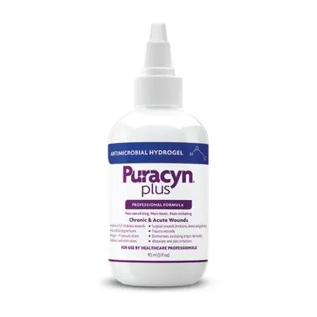 Puracyn Plus – Antimicrobial Hydrogel with Twist Cap Bottle 3 oz. – 6542
