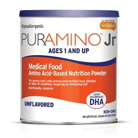 PurAmino Jr – Pediatric Amino Acid Oral Supplement Unflavored 14.1 oz. Can Powder – 178701