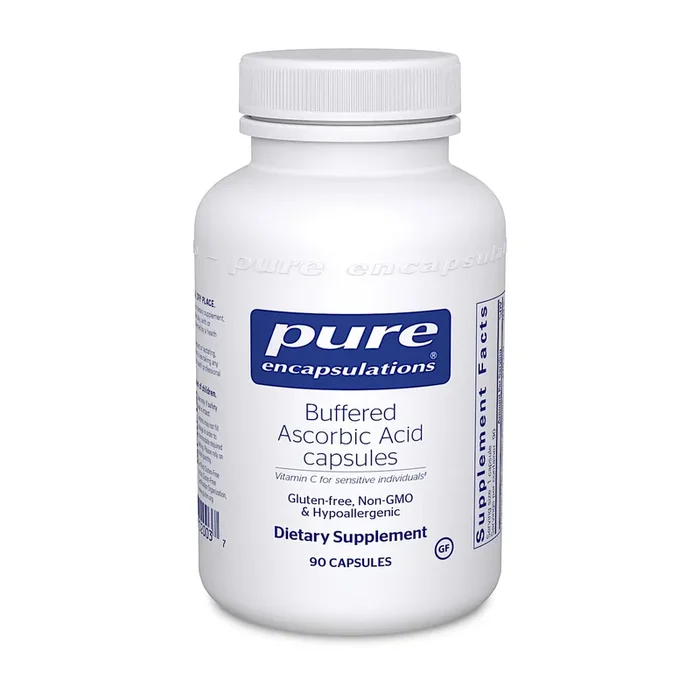 Pure Encapsulations, Buffered Ascorbic Acid, 90 Capsules