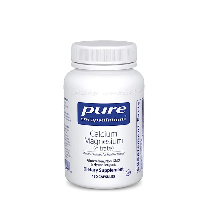 Pure Encapsulations, Calcium Magnesium Citrate 80 mg, 180 Capsules