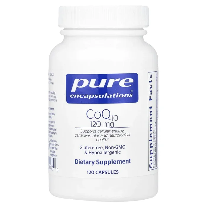 Pure Encapsulations, CoQ10 120 mg, 120 Capsules