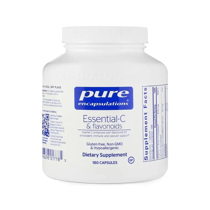 Pure Encapsulations Essential-C and Flavanoids Capsules