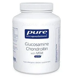 Pure Encapsulations Glucosamine Chondroitin with MSM 240 Vegcap