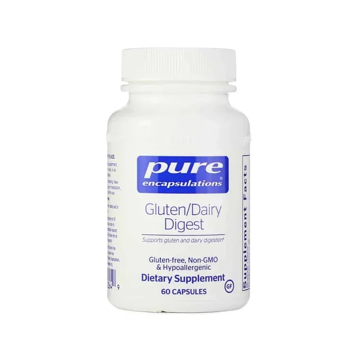 Pure Encapsulations Gluten/Dairy Digest Capsules