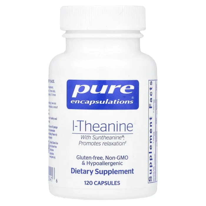 Pure Encapsulations, L- Theanine 200 mg, 120 Capsules