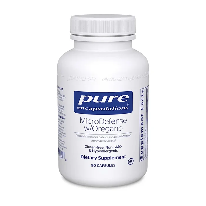 Pure Encapsulations, MicroDefense w/Oregano, 90 Capsules
