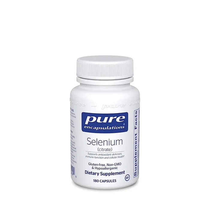 Pure Encapsulations, Selenium Citrate 200 mcg, 180 Capsules