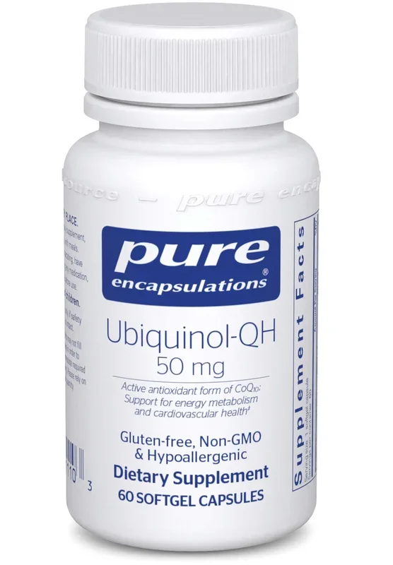 Pure Encapsulations Ubiquinol-QH 50mg