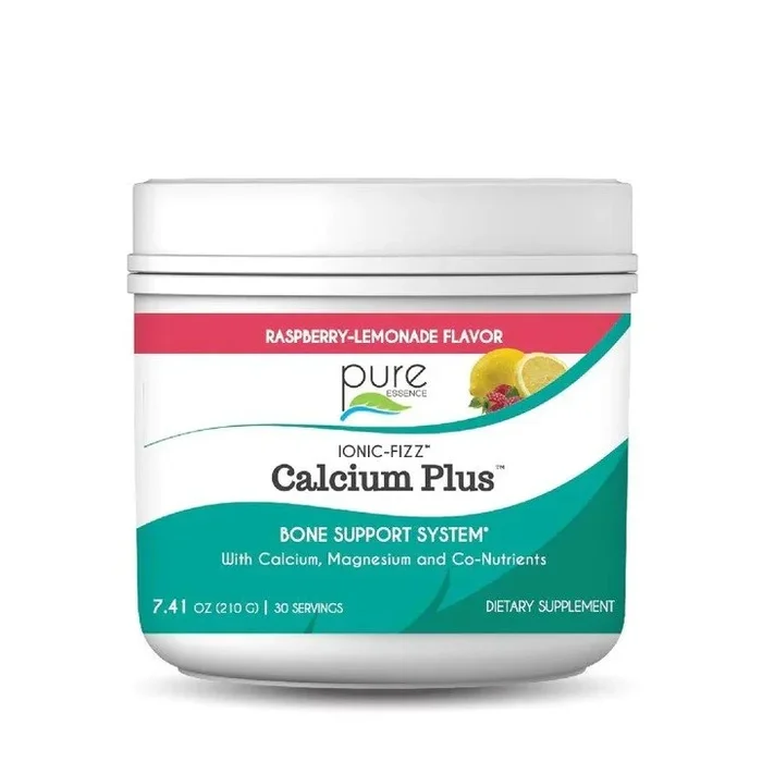 Pure Essence Labs Ionic Fizz Calcium Plus – Raspberry Lemonade 210 g (7.41oz) Powder