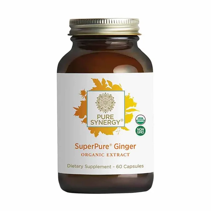 Pure Synergy SuperPure Ginger Organic Extract Capsules