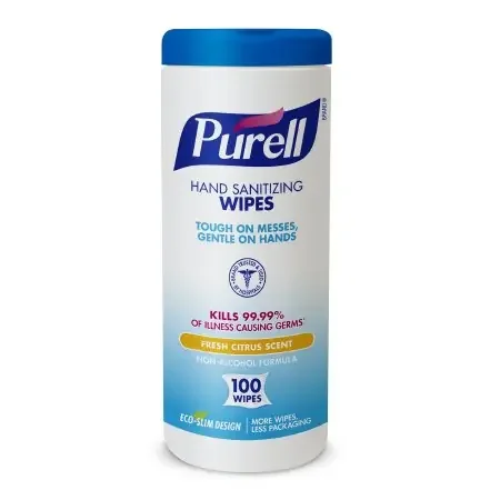 Purell – Hand Sanitizing Wipe 100 Count BZK (Benzalkonium Chloride) Wipe Canister – 9111-12